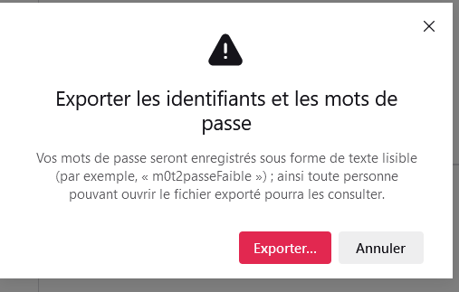 Keepass - Importer ses mots de passe navigateur dans Keepass Capture d cran 2024-09-23 170738.png