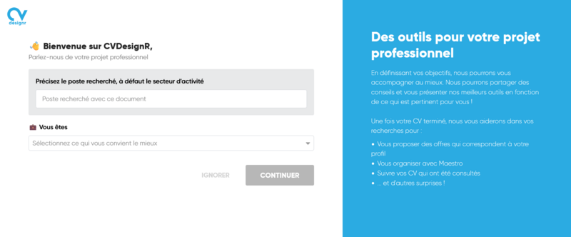 Fichier:Cr er un CV avec CVdesignr poste recherch .png