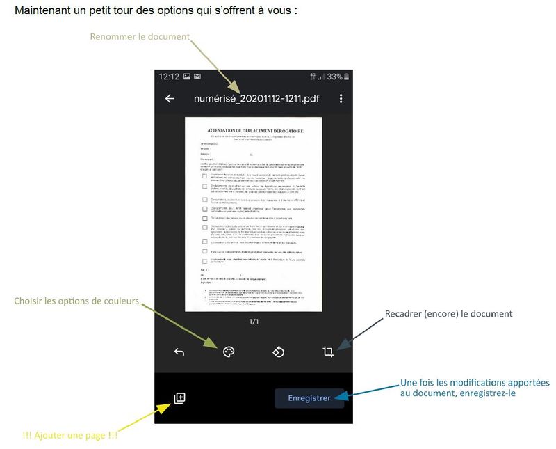 Scanner stocker et partager vos documents avec GoogleDrive pour smartphone Android 7-options.JPG