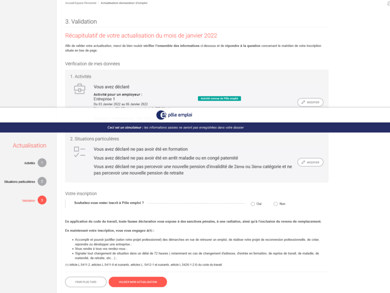 Fichier:Faire son actualisation sur P le Emploi Screenshot 2023-01-06 at 15-27-55 Simulateur Actualisation.png