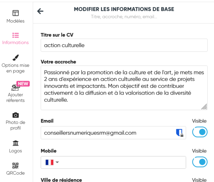 Fichier:Cr er un CV avec CVdesignr infos de base.png