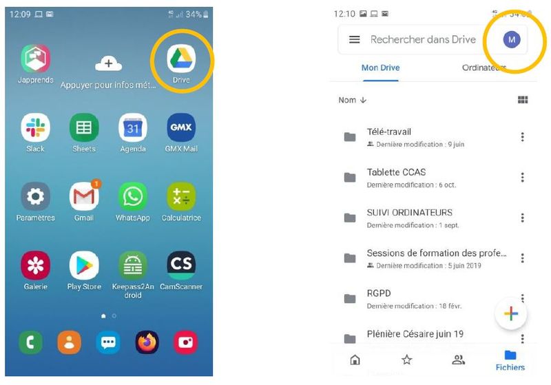 Scanner stocker et partager vos documents avec GoogleDrive pour smartphone Android 4-ajout.JPG